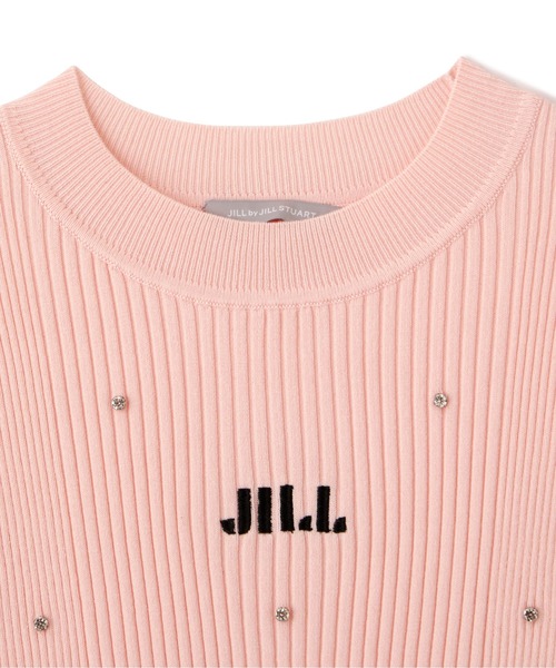 JILL by JILL STUART（ジルバイジルスチュアート）の「ビジューコンパクトロゴニット（ニット/セーター・レディース・ホワイト系その他/ピンク/ブラック・FREE）」の18枚目の写真