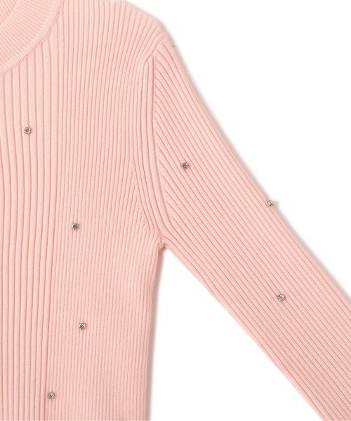 JILL by JILL STUART（ジルバイジルスチュアート）の「ビジューコンパクトロゴニット（ニット/セーター・レディース・ホワイト系その他/ピンク/ブラック・FREE）」の19枚目の写真
