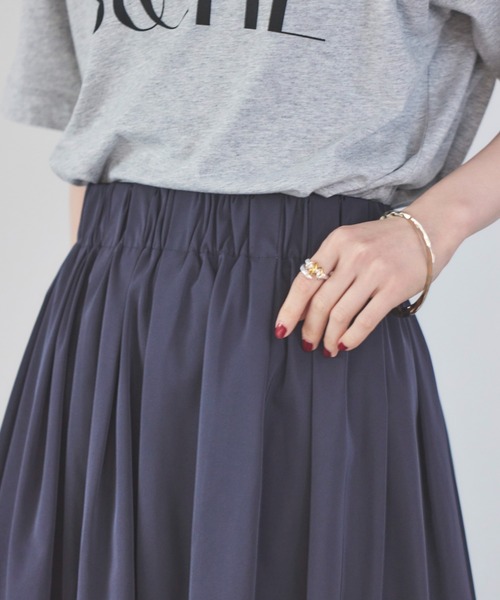 Doux archives（ドゥアルシーヴ）の「リバーシブルタフタスカート（スカート・レディース・ネイビー/ベージュ・FREE）」の15枚目の写真