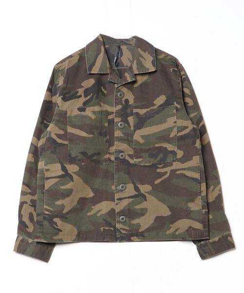COMMON WARE（コモンウェアー）の「COMMONWARE:MILITARY CAMO BDU JKT/ミリタリー カモフラージュ シャツジャケット（ミリタリージャケット・メンズ・ウッドランド/デザートカモ・M/L/XL）」の17枚目の写真