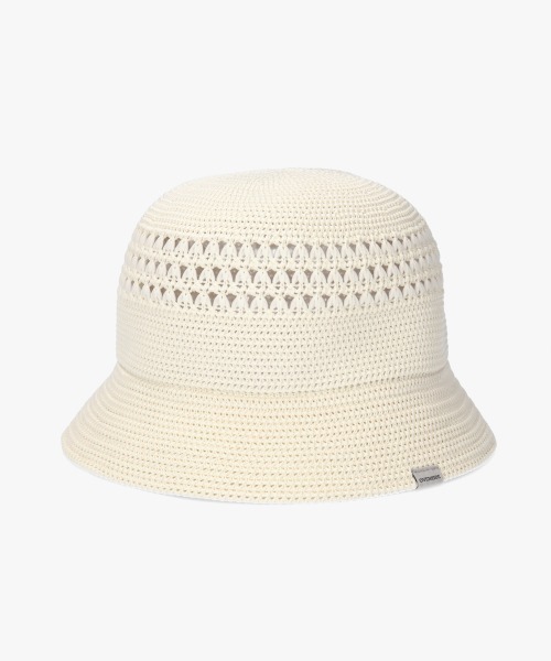 OVERRIDE（オーバーライド）の「OVERRIDE  REP OPENWORK KNIT HAT / オーバーライド（ハット・メンズ・ブラック/ライトブラウン/ホワイト/ライトパープル・59cm）」の9枚目の写真