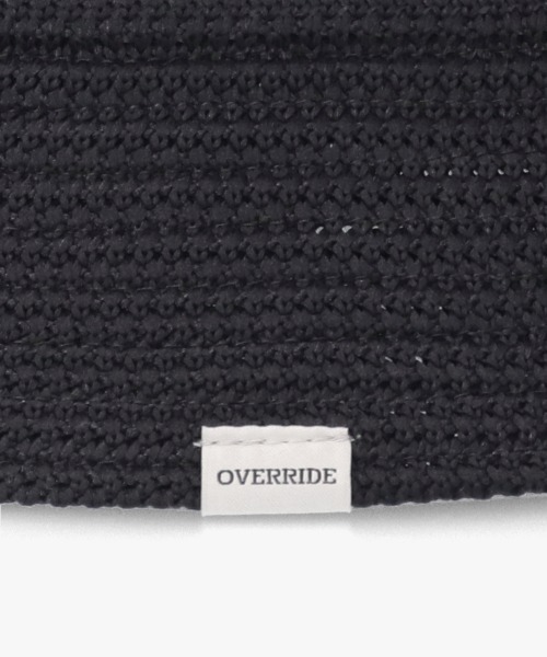 OVERRIDE（オーバーライド）の「OVERRIDE  REP OPENWORK KNIT HAT / オーバーライド（ハット・メンズ・ブラック/ライトブラウン/ホワイト/ライトパープル・59cm）」の21枚目の写真