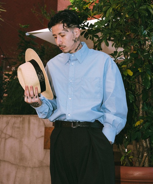 Subciety(サブサエティ)の「High count cotton shirt(シャツ/ブラウス・メンズ・サックスブルー/ブラック/ホワイト・X-LARGE/LARGE/MEDIUM/SMALL)」の13枚目の写真