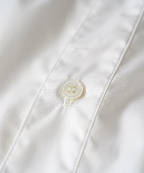 Subciety(サブサエティ)の「High count cotton shirt(シャツ/ブラウス・メンズ・サックスブルー/ブラック/ホワイト・X-LARGE/LARGE/MEDIUM/SMALL)」の9枚目の写真