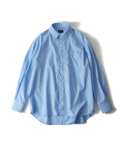 Subciety(サブサエティ)の「High count cotton shirt(シャツ/ブラウス・メンズ・サックスブルー/ブラック/ホワイト・X-LARGE/LARGE/MEDIUM/SMALL)」の6枚目の写真