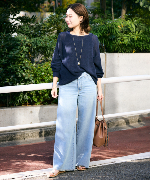 SLOBE IENA(スローブイエナ)の「《追加》SLOBE コード巾着バッグ(ショルダーバッグ・レディース・キャメル・FREE)」の2枚目の写真