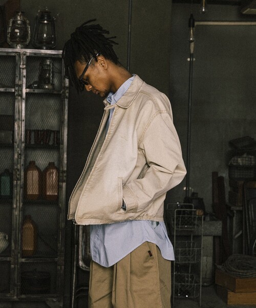 ノーティカ　チノジップブルゾン セール】NAUTICA/ノーティカ Garments Dyed Chino Zip Blouson