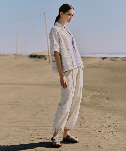 B:MING by BEAMS(ビーミングバイビームス)の「シアー チェック ジャケット(S~M)(テーラードジャケット・レディース・ホワイト/ブラック・MEDIUM/SMALL)」の13枚目の写真