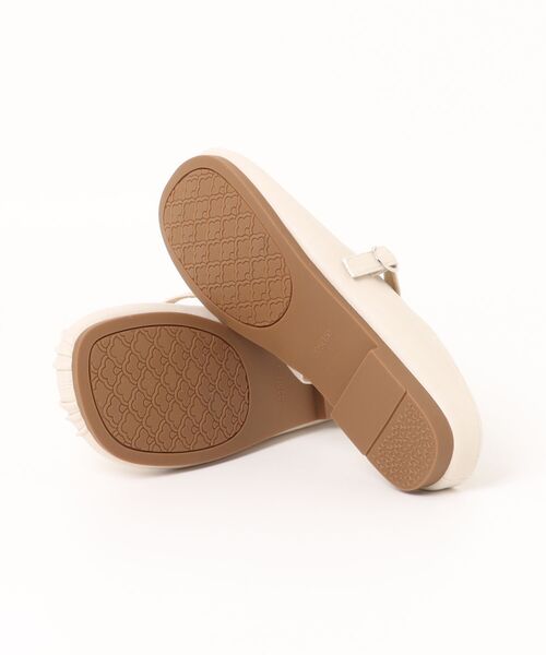 shoes365(シューズスリーシックスファイヴ)の「【shoes 365】ギャザーデザインメリージェーンミュール (SS)(スリッポン・レディース・オフホワイト/ブラウン・25.0cm/24.5cm/24.0cm/23.5cm/23.0cm/22.5cm)」の6枚目の写真