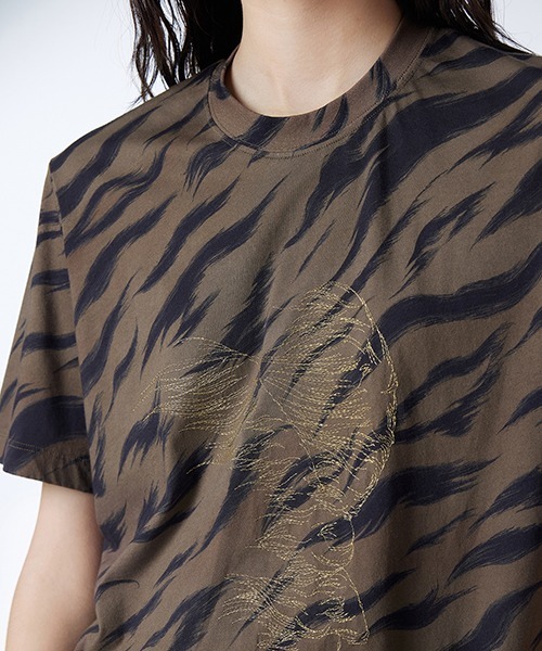 tシャツ Rabbit-motif Lepard T-shirt レディース セール】Rabbit-motif Lepard T-shirt（Tシャツ/カットソー