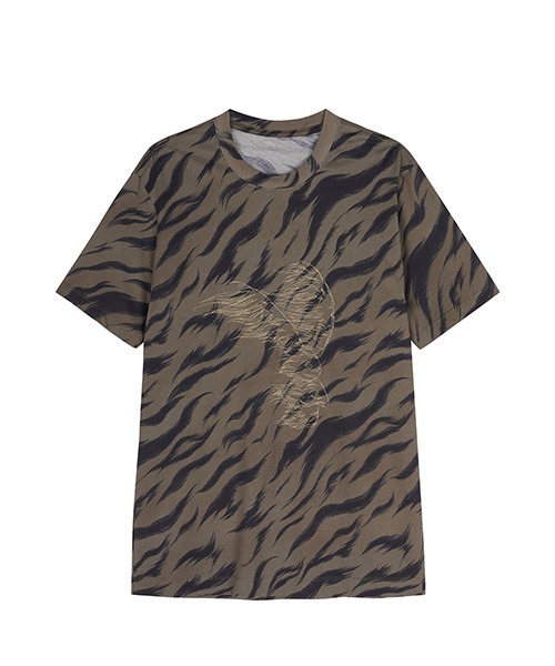 セール】Rabbit-motif Lepard T-shirt（Tシャツ/カットソー