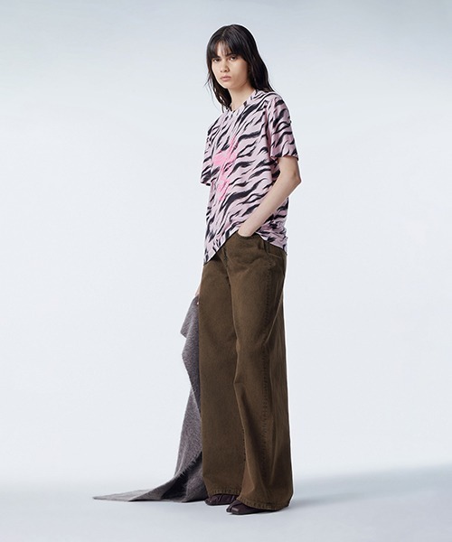 tシャツ Rabbit-motif Lepard T-shirt レディース セール】Rabbit-motif Lepard T-shirt（Tシャツ/カットソー