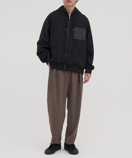 憧れの Hoodie Up Zip 別注 With Pocket（パーカー Leather Washable トップス