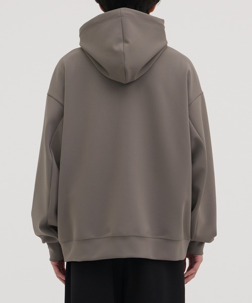 別注 Zip Up Hoodie With Washable Leather Pocket（パーカー