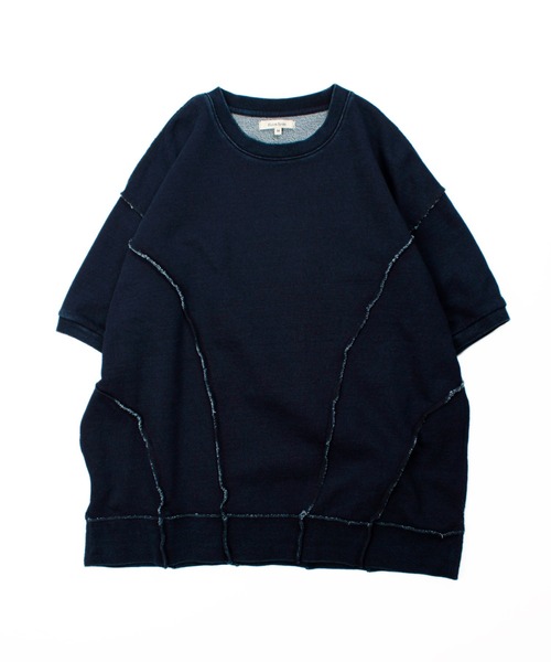 Hub&Spoke(ハブアンドスポーク)の「HUB&SPOKE インサイドアウト Tee(Tシャツ/カットソー・メンズ・ダークインディゴブルー/ライトインディゴブルー/インディゴブルー・LARGE/MEDIUM/X-LARGE)」の11枚目の写真