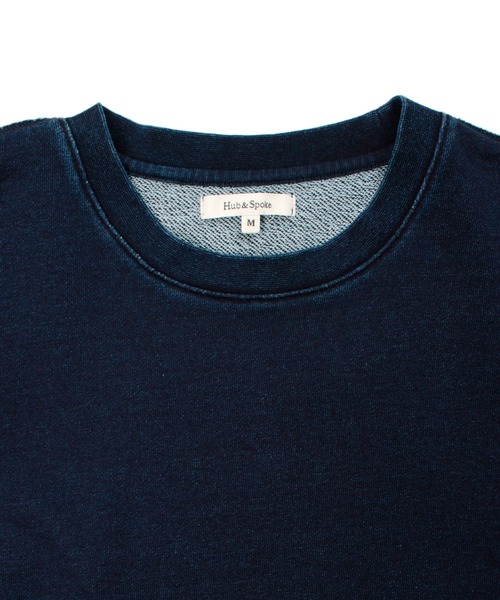 Hub&Spoke(ハブアンドスポーク)の「HUB&SPOKE インサイドアウト Tee(Tシャツ/カットソー・メンズ・ダークインディゴブルー/ライトインディゴブルー/インディゴブルー・LARGE/MEDIUM/X-LARGE)」の13枚目の写真