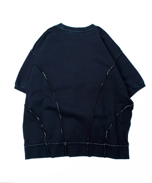 Hub&Spoke(ハブアンドスポーク)の「HUB&SPOKE インサイドアウト Tee(Tシャツ/カットソー・メンズ・ダークインディゴブルー/ライトインディゴブルー/インディゴブルー・LARGE/MEDIUM/X-LARGE)」の12枚目の写真