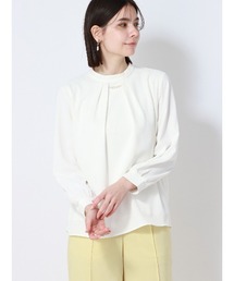 八分袖　シャツブラウス d9588-1.jpg