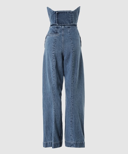 YOHEI OHNO（ヨウヘイオオノ）の「High Waist Denim（デニムパンツ・レディース・ブラック/インディゴブルー・36）」の4枚目の写真