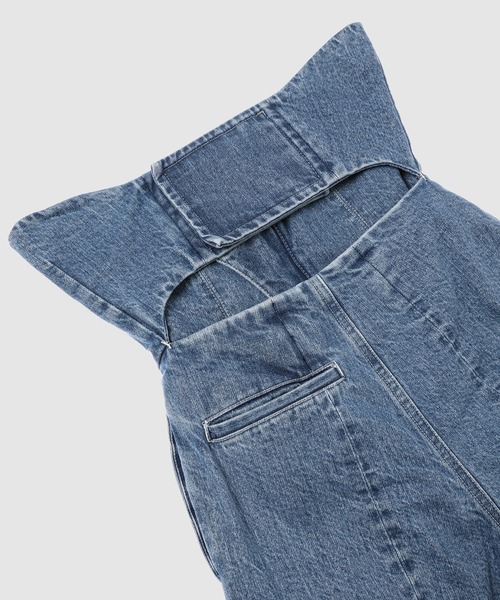 YOHEI OHNO（ヨウヘイオオノ）の「High Waist Denim（デニムパンツ・レディース・ブラック/インディゴブルー・36）」の7枚目の写真