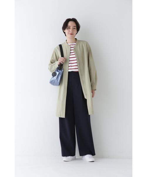 human woman(ヒューマンウーマン)の「【4サイズ展開】◆Pレーヨン麻ポプリンマーベルトセミワイドパンツ(その他パンツ・レディース・ネイビー/ベージュ系その他2/ベージュ系その他3・SMALL/MEDIUM/LARGE/X-SMALL)」の14枚目の写真