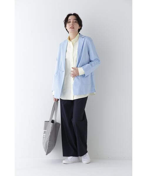 human woman(ヒューマンウーマン)の「【4サイズ展開】◆Pレーヨン麻ポプリンマーベルトセミワイドパンツ(その他パンツ・レディース・ネイビー/ベージュ系その他2/ベージュ系その他3・SMALL/MEDIUM/LARGE/X-SMALL)」の20枚目の写真