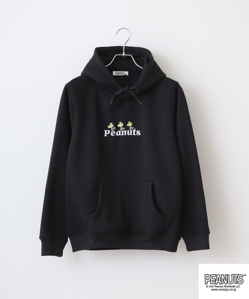 PEANUTS（ピーナッツ）の「PEANUTS裏起毛プルパーカー（パーカー・メンズ・オートミール/ネイビー/チャコール/オフホワイト/ブラック/ブルーグレー・M/L/LL）」の10枚目の写真