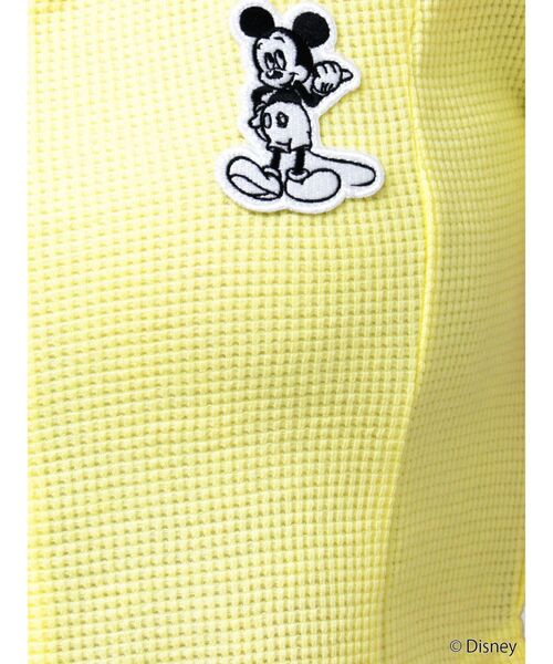 セール】Mickey Mouse / フロントZIPワッフルトップス（Tシャツ