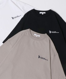 U.S. POLO ASSN. | U.S. POLO ASSN./ユーエスポロアッスン 別注 オーバーサイズ ワンポイント刺繍 半袖Tシャツ レディース メンズ(Tシャツ/カットソー)