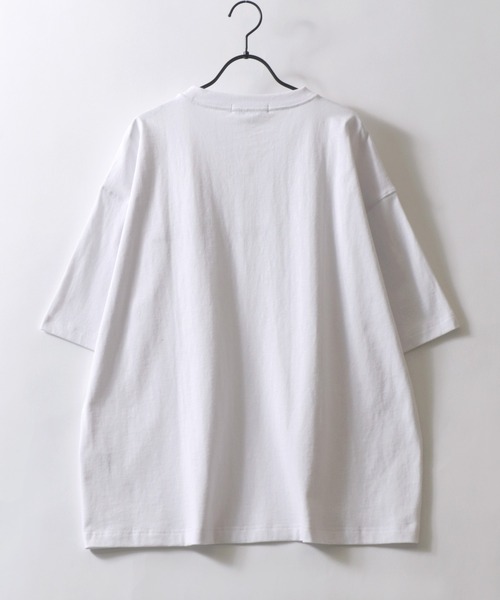 U.S. POLO ASSN.(ユーエスポロアッスン)の「U.S. POLO ASSN./ユーエスポロアッスン 別注 オーバーサイズ ワンポイント刺繍 半袖Tシャツ レディース メンズ(Tシャツ/カットソー・メンズ・ベージュ/ダークグリーン/ブラック/ホワイト/カーキ/ダークブルー/オートミール・M/L/LL)」の15枚目の写真