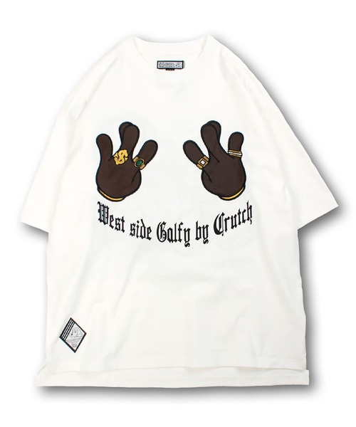 GALFY◆Tシャツ/ウェッサイ成金Tee/L/コットン/GRY/アニマル/152019 GALFY(ガルフィー) “ウェッサイ成金Tee” - DISSIDENT WEB SHOP