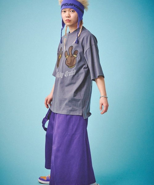 GALFY(ガルフィー)の「GALFY-ウェッサイ成金Tee(Tシャツ/カットソー・メンズ・ブラック/サックスブルー/ホワイト・L/XL)」の16枚目の写真