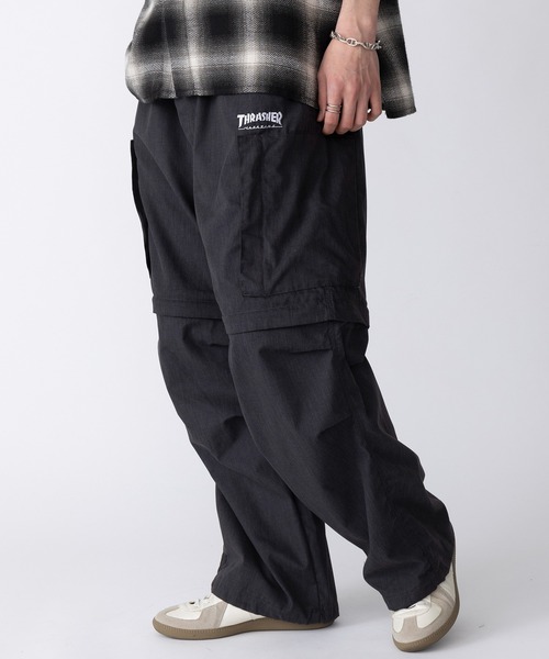 THRASHER(スラッシャー)の「【THRASHER】TCウェザー デタッチャブル ヘリクルーパンツ 017340(その他パンツ・メンズ・ブラック/カーキ/チャコールグレー・LL/M/S/L)」の1枚目の写真