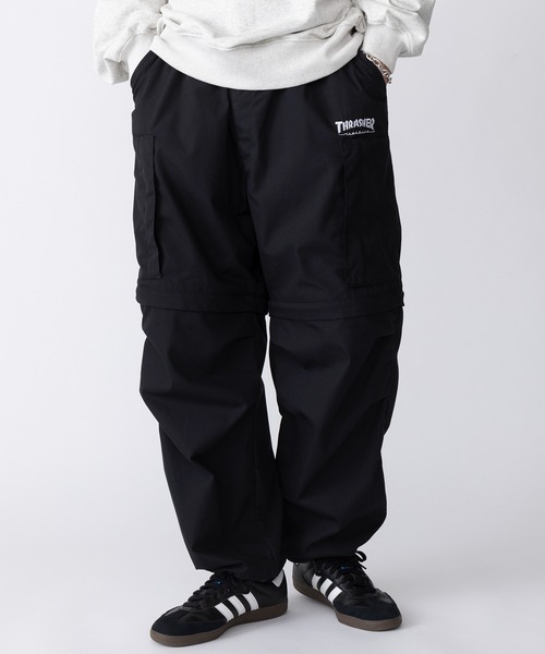 THRASHER(スラッシャー)の「【THRASHER】TCウェザー デタッチャブル ヘリクルーパンツ 017340(その他パンツ・メンズ・ブラック/カーキ/チャコールグレー・LL/M/S/L)」の2枚目の写真