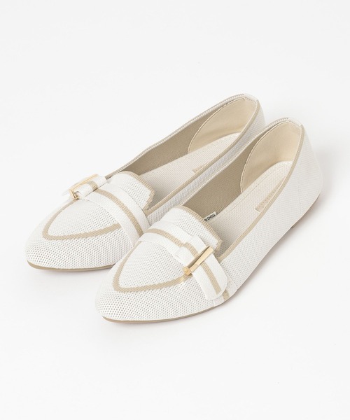 GLOBAL WORK（グローバルワーク）の「ラクッションベルトニットパンプス/290988（パンプス・レディース・ブラック/アイボリー/その他/シルバー/ホワイト系その他7/ブラック系1・SMALL/MEDIUM/LARGE）」の3枚目の写真