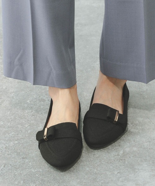 GLOBAL WORK（グローバルワーク）の「ラクッションベルトニットパンプス/290988（パンプス・レディース・ブラック/アイボリー/その他/シルバー/ホワイト系その他7/ブラック系1・SMALL/MEDIUM/LARGE）」の13枚目の写真