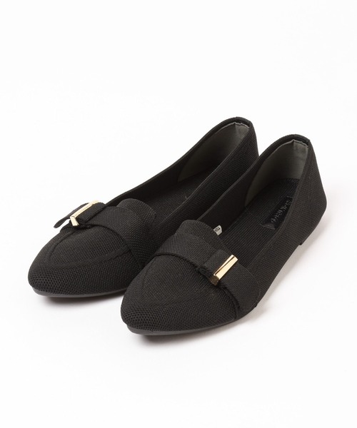 GLOBAL WORK（グローバルワーク）の「ラクッションベルトニットパンプス/290988（パンプス・レディース・ブラック/アイボリー/その他/シルバー/ホワイト系その他7/ブラック系1・SMALL/MEDIUM/LARGE）」の14枚目の写真