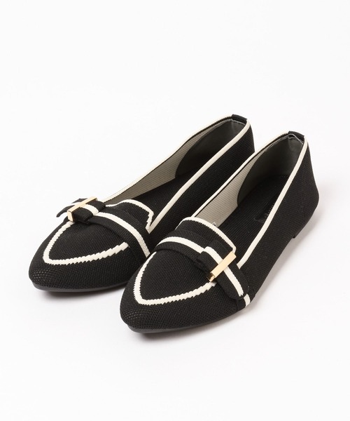 GLOBAL WORK（グローバルワーク）の「ラクッションベルトニットパンプス/290988（パンプス・レディース・ブラック/アイボリー/その他/シルバー/ホワイト系その他7/ブラック系1・SMALL/MEDIUM/LARGE）」の15枚目の写真