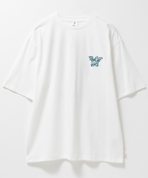 Red Cap Girl(レッドキャプガール)の「RED CAP GIRL 天竺 バックプリントTシャツ(Tシャツ/カットソー・メンズ・ブルー/チャコールグレー/杢グレー/ブラック/ホワイト・L/M)」の6枚目の写真