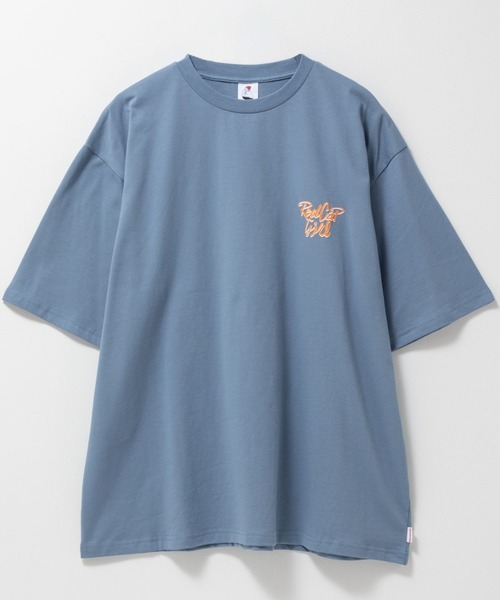 Red Cap Girl(レッドキャプガール)の「RED CAP GIRL 天竺 バックプリントTシャツ(Tシャツ/カットソー・メンズ・ブルー/チャコールグレー/杢グレー/ブラック/ホワイト・L/M)」の18枚目の写真