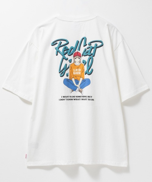 Red Cap Girl(レッドキャプガール)の「RED CAP GIRL 天竺 バックプリントTシャツ(Tシャツ/カットソー・メンズ・ブルー/チャコールグレー/杢グレー/ブラック/ホワイト・L/M)」の22枚目の写真