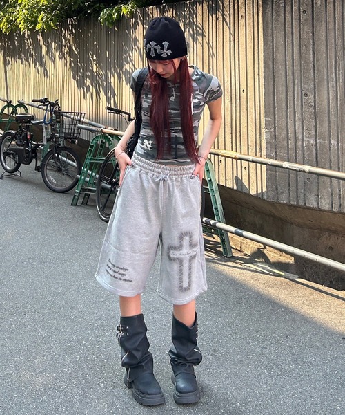 NIIER NOR（ニアノア）の「A'GEM/9 × .kom 『NIIER NOR/ニーアノア』 VINTAGE CROSS BUTTON DOWN TEE/ヴィンテージクロス ボタンダウン  Tシャツ【SET UP対応商品】（Tシャツ/カットソー・レディース・B/A・FREE）」の19枚目の写真