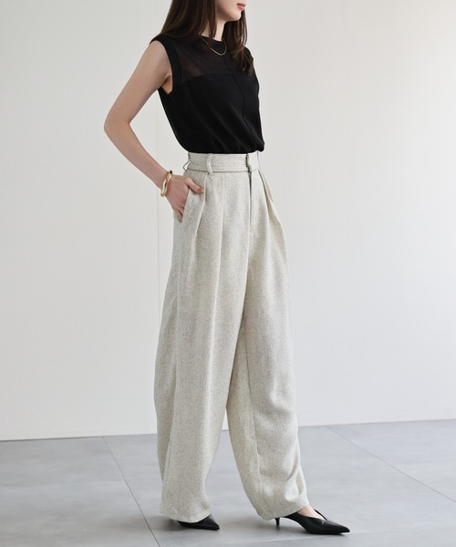 model：162cm 着用サイズ：F