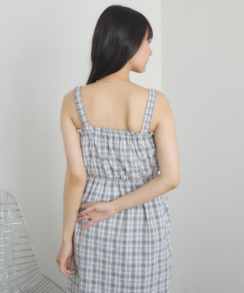 RETRO GIRL（レトロガール）の「ギャザーキャミOP（ワンピース・レディース・ブラック/ホワイト系その他/ブラウン系その他2・FREE）」の9枚目の写真
