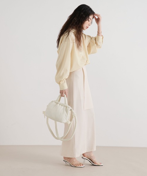 rectangle（レクタングル）の「マルチウェイナイロンミニバッグ（ショルダーバッグ・レディース・ホワイト/ブルー/グレイッシュベージュ/ブラック・FREE）」の8枚目の写真