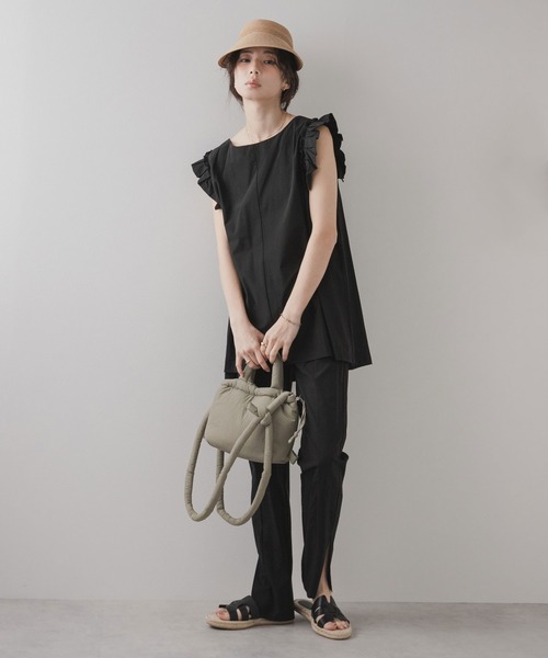 rectangle（レクタングル）の「マルチウェイナイロンミニバッグ（ショルダーバッグ・レディース・ホワイト/ブルー/グレイッシュベージュ/ブラック・FREE）」の11枚目の写真