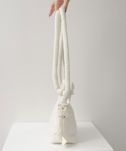 rectangle（レクタングル）の「マルチウェイナイロンミニバッグ（ショルダーバッグ・レディース・ホワイト/ブルー/グレイッシュベージュ/ブラック・FREE）」の15枚目の写真