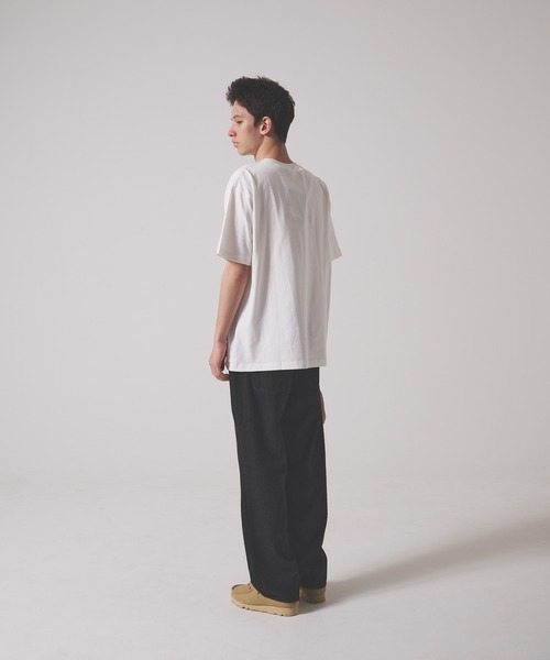 FIRST DOWN（ファーストダウン）の「プリントロゴ ショートスリーブ Tシャツ（Tシャツ/カットソー・メンズ・ネイビー/ブラック/ホワイト/杢グレー・M/S/XL/L/XXL）」の8枚目の写真