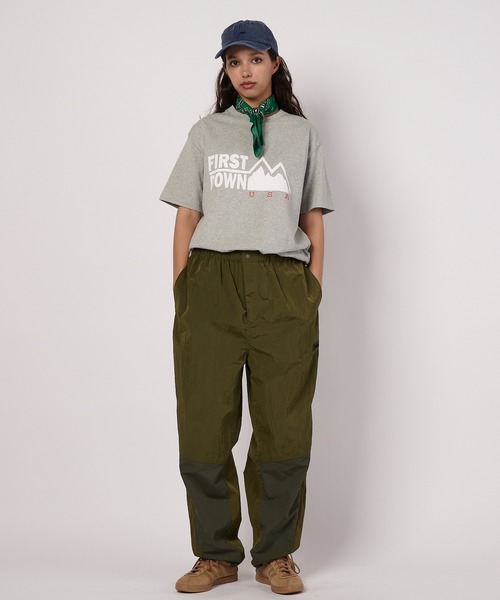 FIRST DOWN（ファーストダウン）の「プリントロゴ ショートスリーブ Tシャツ（Tシャツ/カットソー・メンズ・ネイビー/ブラック/ホワイト/杢グレー・M/S/XL/L/XXL）」の16枚目の写真