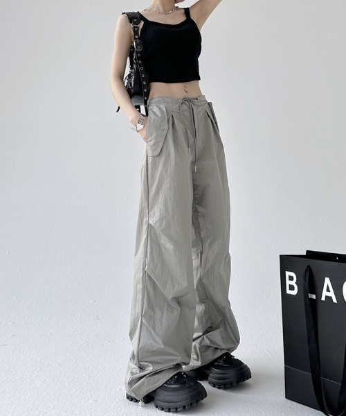 Per sist ence(パーシエンス)の「ドロストカーゴパンツ(その他パンツ・レディース・ライトグレー/ダークグレー/ブラック・LARGE/MEDIUM)」の9枚目の写真